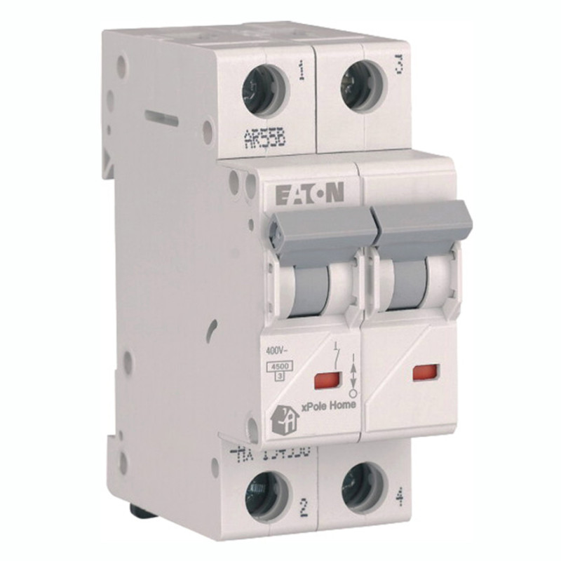 Автоматический выключатель HL-C20/2 2P 20 А х-ка C, Eaton (194772)