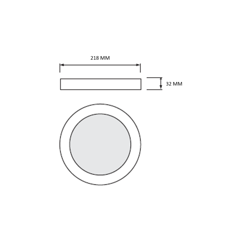 Светодиодный светильник накладной MILENA-24 3CCT 24W белый (016-083-0024-010)