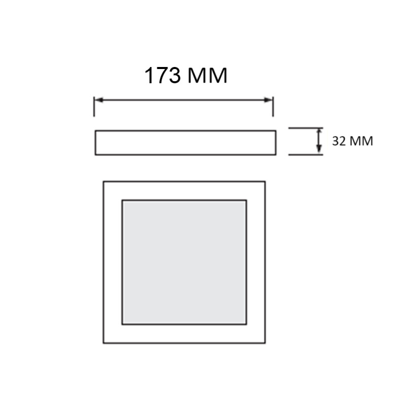 Светодиодный светильник накладной SELENA-18 3CCT 18W белый (016-084-0018-010)
