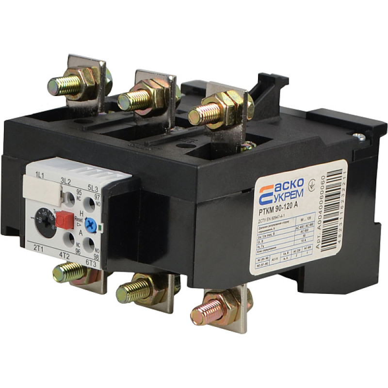 Реле тепловое для контактора РТКМ 90-120 А АСКО (A0040060060)