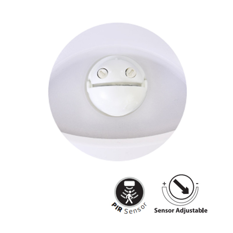 Світлодіодний світильник настінно-стельовий SORENTO з сутінковим датчиком і датчиком руху 071-017-0020-010