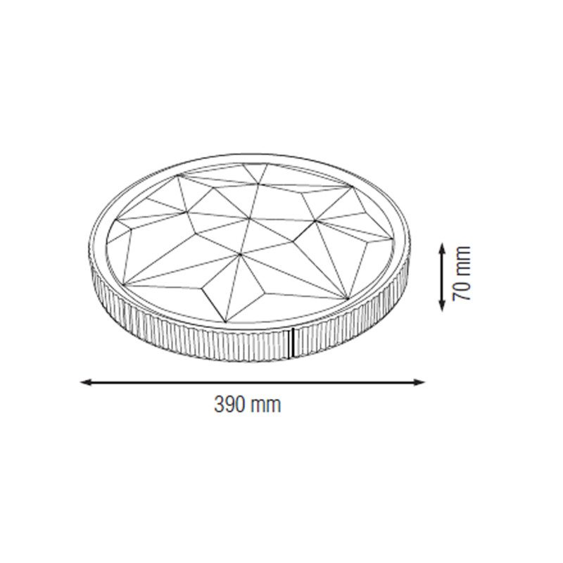 Светодиодный потолочный светильник AZTEC-36 (027-018-0036-03-1)
