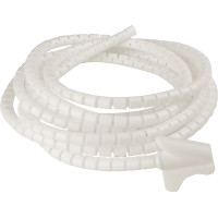 Гнучкий органайзер з кліпсою для кабелю білий WCT-8 (3м) АСКО (A0150070023)