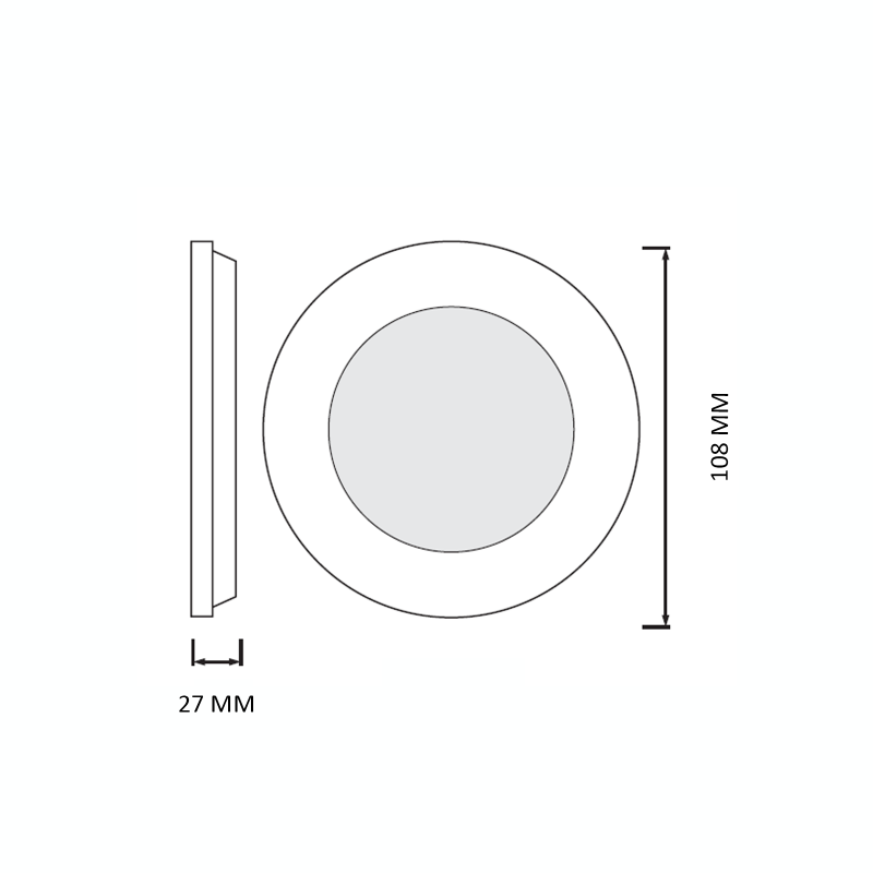 Светодиодный врезной светильник ALEXIS-6 3CCT 6W (016-087-0006-010)