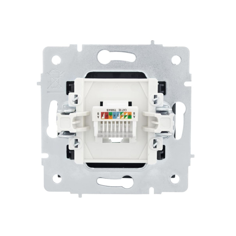 Розетка комп'ютерна LEZARD Vesna чорна 742-4288-139