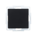 Выключатель одноклавишный LEZARD Vesna черный 742-4288-100