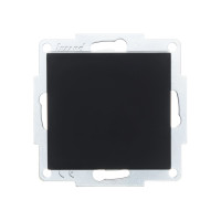 Выключатель одноклавишный LEZARD Vesna черный 742-4288-100