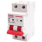 Модульний автоматичний вимикач YCB9-80M 2Р 6КА тип С 2А, CNC (Б00038273)