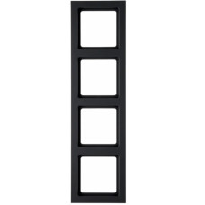 Рамка 4Х антрацит, Q.3 Hager 10146096