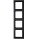 Рамка 4Х антрацит, Q.3 Hager 10146096
