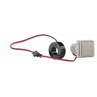 Светосигнальная арматура с индикатором напряжения (АС), тока и частоты серии U-ADM-VAHz ᴓ22мм, квадратная A0190010197