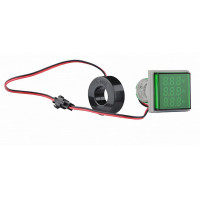 Светосигнальная арматура с индикатором напряжения (АС), тока и частоты серии U-ADM-VAHz ᴓ22мм, квадратная A0190010194