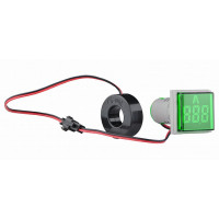 Светосигнальная арматура с индикатором тока серии U-ADM-A ᴓ22мм, квадратная, зеленая АСКО A0190010144