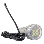 Светосигнальная арматура с индикатором температуры серии U-ADM-T ᴓ22мм, круглая, белая АСКО A0190010172