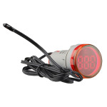 Светосигнальная арматура с индикатором температуры серии U-ADM-T ᴓ22мм, круглая, красная АСКО A0190010168