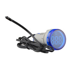 Светосигнальная арматура с индикатором температуры серии U-ADM-T ᴓ22мм, круглая, синяя АСКО A0190010171