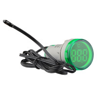 Светосигнальная арматура с индикатором температуры серии U-ADM-T ᴓ22мм, круглая, зеленая АСКО A0190010169