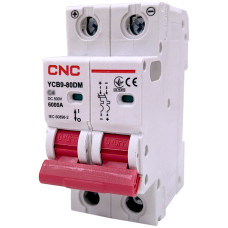 Автоматический выключатель YCB9-80DM, 2Р 2А, 6kA, тип B, DC CNC (Б00038216)