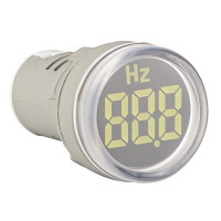 Светосигнальная арматура с индикатором частоты серии U-ADM-Hz ᴓ22мм, круглая, белая АСКО A0190010167