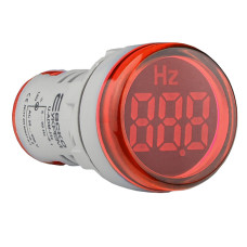 Светосигнальная арматура с индикатором частоты серии U-ADM-Hz ᴓ22мм, круглая, красная АСКО A0190010163
