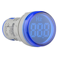 Светосигнальная арматура с индикатором частоты серии U-ADM-Hz ᴓ22мм, круглая, синяя АСКО A0190010166