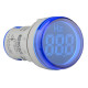 Светосигнальная арматура с индикатором частоты серии U-ADM-Hz ᴓ22мм, круглая, синяя АСКО A0190010166