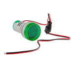 Светосигнальная арматура с индикатором времени (час/мин) серии U-ADM-Hr ᴓ22мм, круглая, зеленая АСКО A0190010189