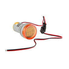 Светосигнальная арматура с индикатором времени (час/мин) серии U-ADM-Hr ᴓ22мм, круглая, желтая АСКО A0190010190