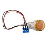 Светосигнальная арматура с индикатором-счетчиком серии U-ADM-С ᴓ22мм, круглая, желтая АСКО A0190010185