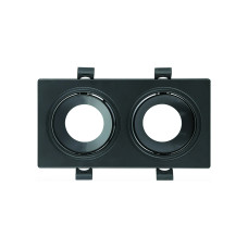 Точечный светильник врезной под лампу AZELYA-3 черный (015-048-0003-030)