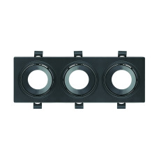 Точечный светильник врезной под лампу AZELYA-4 черный (015-048-0004-030)