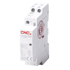 Контактор модульный YCCH6-25, 2P, 25A, 220В, 2NO CNC (Б00028777)