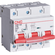 Автоматичний вимикач модульний YCB1-125 3Р 10kА С 80А CNC (Б00031527)