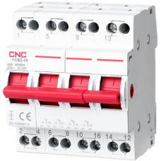 Модульный переключатель нагрузки YCBZ-40 4P 40A 1-0-2 240/415V CNC (Б00042227)