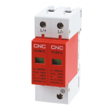Ограничители импульсного перенапряжения на DIN-рейку YCS6-С 2P 20kA-40kA 385V, CNC (Б00032570)