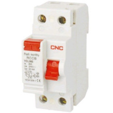 Дифференциальное реле (УЗО) YCL362-63 6kA, 2P, 63A, 100mA CNC (Б00041525)