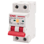 Дифференциальный автоматический выключатель YCB9LE-80M, C80A, 1P+N, 6kA, 30mA, CNC АС (Б00044020)