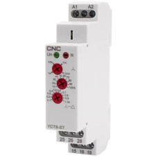 Модульное реле выдержки времени «звезда-треугольник» YCT8-ST, AC/DC 12-240В, 2С/О – 16А АС1 250В / DC 24В