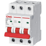 Модульный автоматический выключатель YCB9-80M 3Р 6КА тип С 40А, CNC (Б00037918)