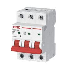 Модульный автоматический выключатель YCB6H-63 3Р 4,5кА тип С 2А CNC (Б00029759)