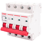 Модульный автоматический выключатель YCB9-80M 4Р 6КА тип В 1А, CNC (Б00038410)