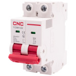 Модульний автоматичний вимикач YCB6H-63 2Р 4,5кА тип B 16А CNC (Б00044503)