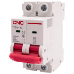 Модульний автоматичний вимикач YCB6H-63 2Р 4,5кА тип D 25А CNC (Б00038374)