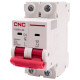 Модульний автоматичний вимикач YCB6H-63 2Р 4,5кА тип D 25А CNC (Б00038374)