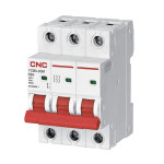 Модульный автоматический выключатель YCB9-80M 3Р 6КА тип С 50А, CNC (Б00038288)