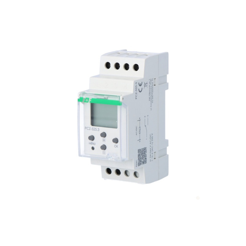 Таймер программируемый PCZ-525.3-PLUS 24÷264 В AC/DC 16 A F&F