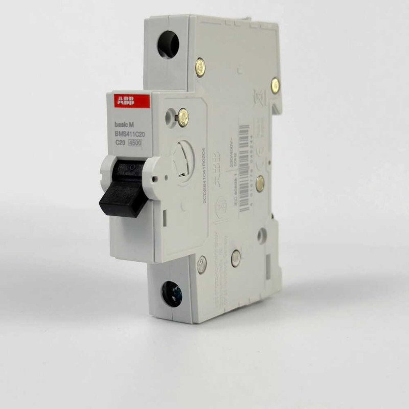 Автоматический выключатель ABB BMS411-C20 1p 20A тип C серия Basic 2CDS641041R0204