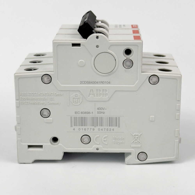 Автоматический выключатель ABB BMS413-C10 3p 10A тип C серия Basic 2CDS643041R0104