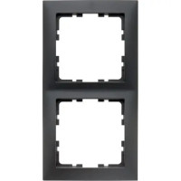 Рамка 2Х антрацит S.1 Hager 10129949