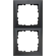 Рамка 2Х антрацит S.1 Hager 10129949